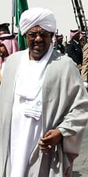 The Sudanese president, Omar al-Bashir