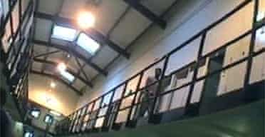 A screen grab from the investigation by Eric Allison for Panorama on the prison system