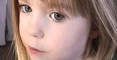 Madeleine McCann, who has been missing for almost four months