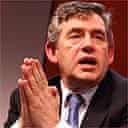 Gordon Brown speaking in Manchester