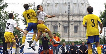 Vatican soccer tournament is a competition of Biblical proportions
