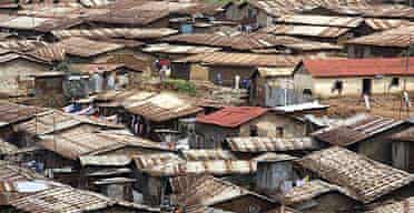 Kibera slum in Nairobi