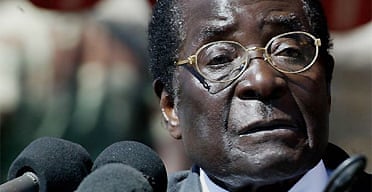 Zimbabwean president Robert Mugabe