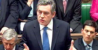 Gordon Brown in the Commons