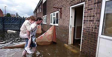 Doncaster residents return to their home as flood waters recede