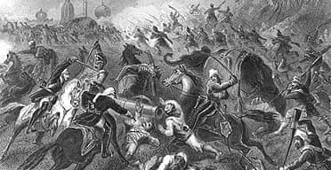 The battle of Cawnpore, India