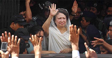 Former Bangladeshi prime minister Khaleda Zia