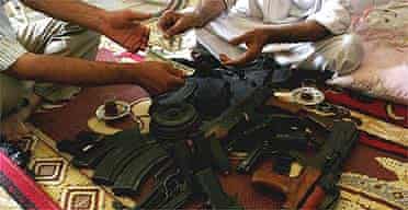 Militias buying trafficked weapons