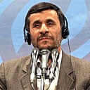 The Iranian president, Mahmoud Ahmadinejad