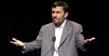 Irans president, Mahmoud Ahmadinejad, speaks at Columbia University