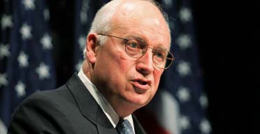 Vice President Dick Cheney speaks at the World Affairs Council.