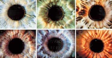 Iris eye recognition ID cards