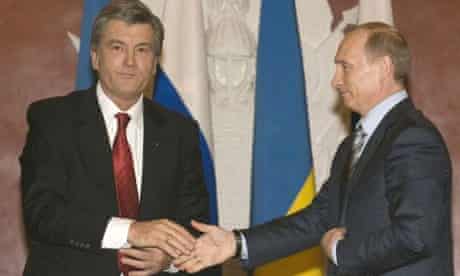 Yushchenko Putin gas Kremlin Ukraine Russia