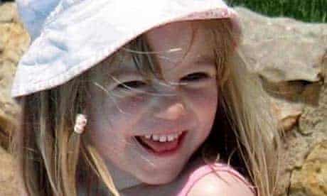 Madeleine McCann on the day she disappeared