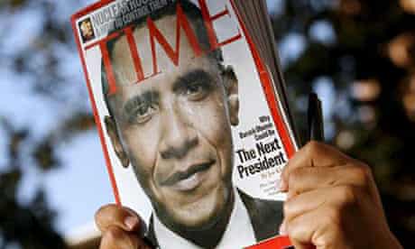 Barack Obama on the cover of Time magazine.