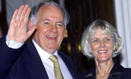 Speaker Michael Martin with his wife Mary