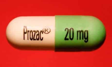 A single Prozac capsule 