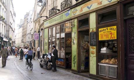 Mickey's Deli in Rue des Rosiers in the Jewish quarter of the Marais, Paris