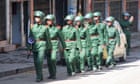 Chinese riot police, Kumbun, Tibet