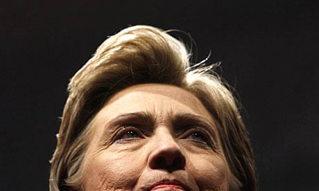 Hillary Clinton during a campaign speech in Pennsylvania