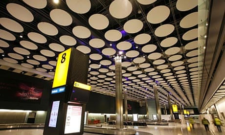 Baggage reclaim at the new Heathrow Terminal 5.