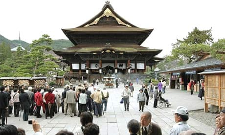 The Buddhist Zenkoji temple in Nagano, Japan