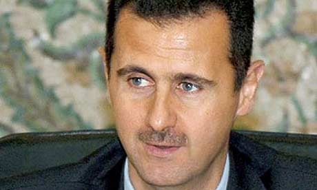 Bashar Assad, the Syrian president