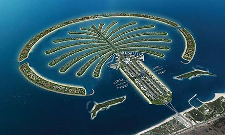 The Palm Jumeirah, in Dubai