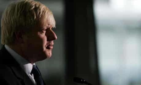 Boris Johnson speaks after signing the declaration of acceptance as Mayor of London at City Hall