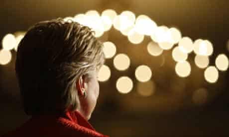 Hillary Clinton at a fundraiser in Washington, DC