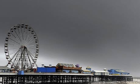 The pier in Blackpool