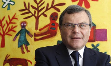 Sir Martin Sorrell, head of advertising and marketing company WPP, at his offices in London