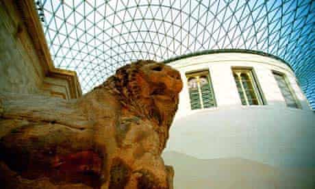 The British Museum's Great Court roof and south portico