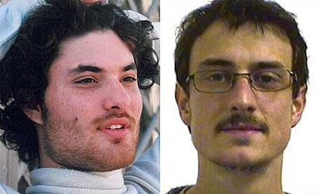 Laurent Bonomo and Gabriel Ferez, two French exchange students who were killed in London
