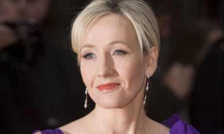 JK Rowling, author of the Harry Potter books