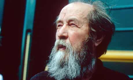 Alexander Solzhenitsyn in central Siberia, Russia, 1994