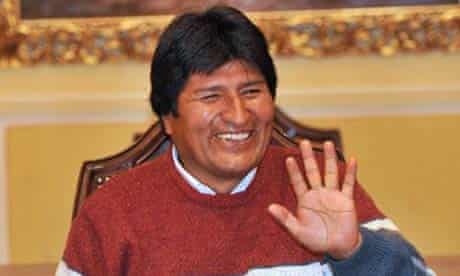 Bolivian President, Evo Morales