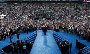 Oliver Burkeman Liveblogging Barack Obama S Acceptance Speech Us News The Guardian