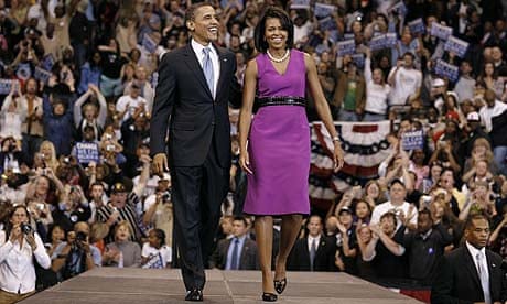 Michelle Obama's purple reigns supreme on the high street | Fashion | The Guardian Michelle Obama's purple reigns supreme on the high street | Fashion | The Guardian