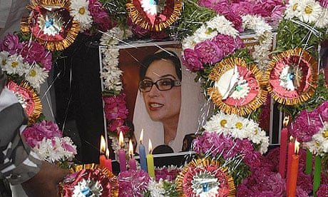 Supporters mourn the day after the assassination of Pakistani opposition leader Benazir Bhutto.