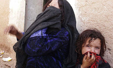 Afghan woman and her daughter 