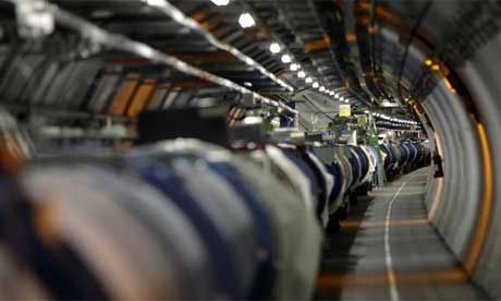 Large Hadron Collider (LHC) tunnel at Cern