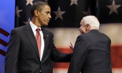 Obama and McCain at Service Nation Summit