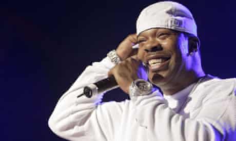 US rapper Busta Rhymes performs on stage