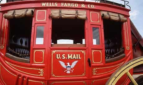 A restored Wells Fargo stage coach