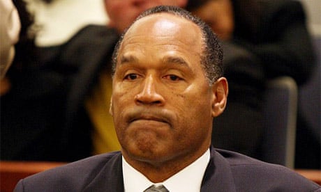 OJ Simpson reacts as he is found guilty on 12 charges, including kidnapping and armed robbery