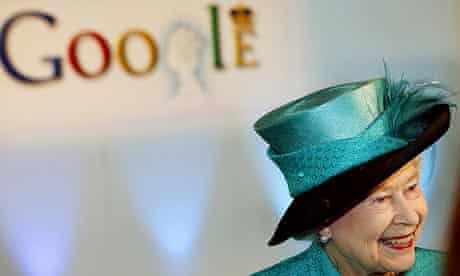 The Queen talks with Google employees during a visit to the company UK headquarters in London