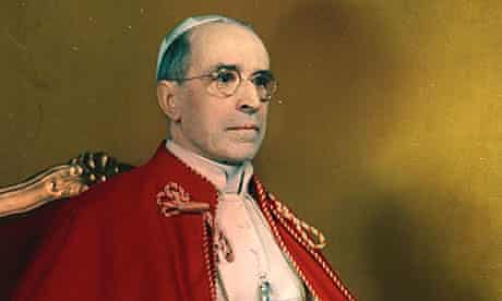 A portrait of Pope Pius XII