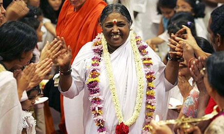 Mata Amritanandamayi Devi, better known as Amma
