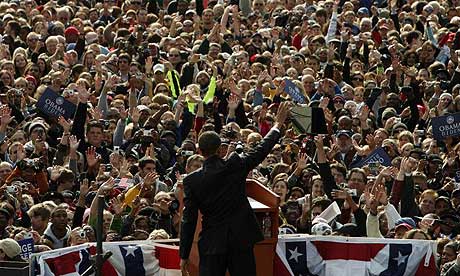 Barack Obama, crowd